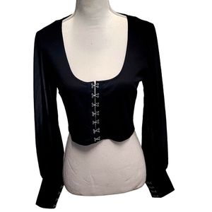 Like New | Fashion Nova | Long Sleeve Crop Top | Size: L